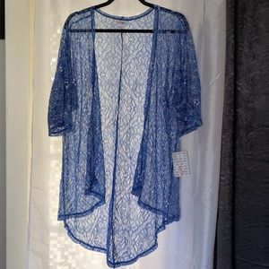 Lularoe - S lace-y cover up, fits up to 1x!
